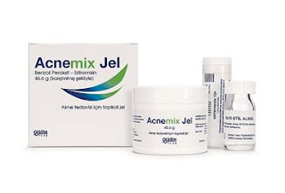 Acnemix Jel 46.6 g ne işe yarar, ne için kullanılır, nedir, muadili, fiyatı, reçetesiz fiyatı, yan etkileri, nasıl kullanılır Acnemix Jel 46.6 g ne işe yarar, ne için kullanılır, nedir, muadili, fiyatı, reçetesiz fiyatı, yan etkileri, nasıl kullanılır
