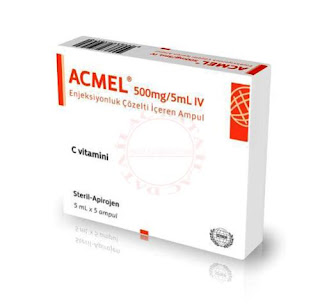 Acmel 500 mg/5 ml 5 Ampül ne işe yarar, ne için kullanılır, nedir, muadili, fiyatı, reçetesiz fiyatı, yan etkileri, nasıl kullanılır Acmel 500 mg/5 ml 5 Ampül ne işe yarar, ne için kullanılır, nedir, muadili, fiyatı, reçetesiz fiyatı, yan etkileri, nasıl kullanılır